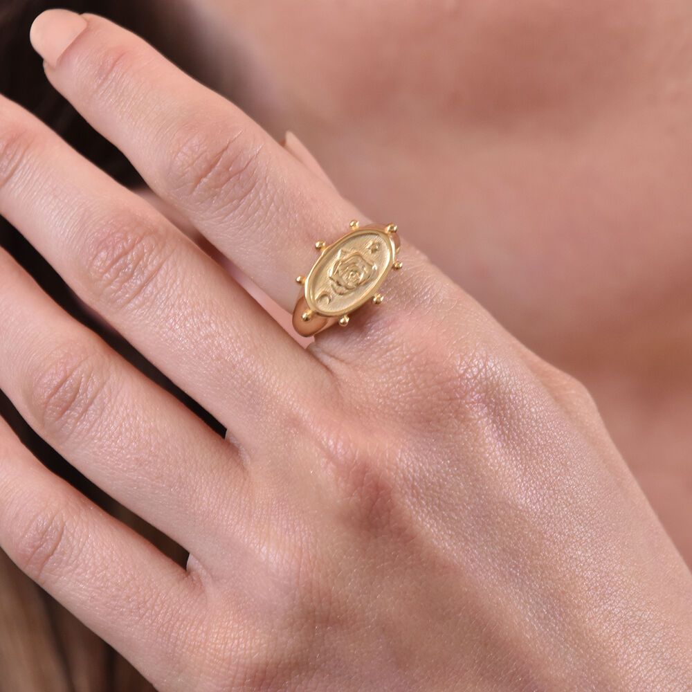 Culturesse Margaux Artisan Gold Vermeil Open Ring