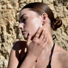 Culturesse Tresor Artisan Scallop Open Ring (Gold Vermeil)