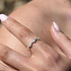 Culturesse Tresor Artisan Scallop Open Ring (Silver)