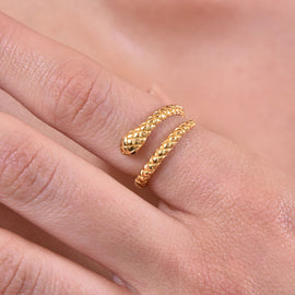 Culturesse Tatum Gold Vermeil Open Ring