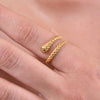 Culturesse Tatum Gold Vermeil Open Ring