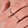 Culturesse Lula Fine Everyday Silver Open Ring