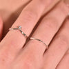 Culturesse Lula Fine Everyday Silver Open Ring