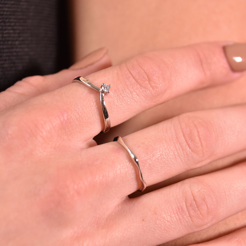 Culturesse Lula Fine Everyday Silver Open Ring