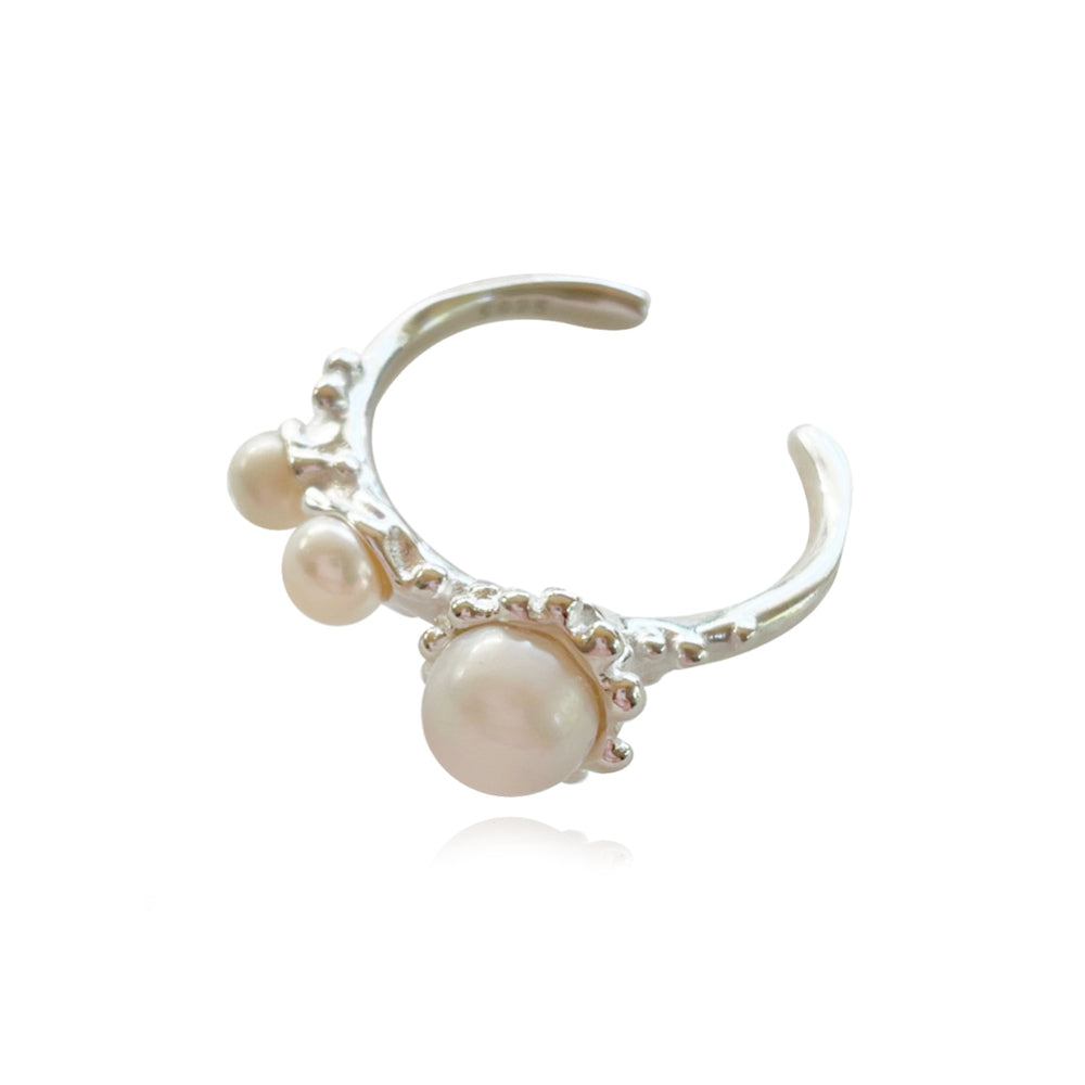 Culturesse Fredrique Artisan Pearl Open Ring (Limited Edition)