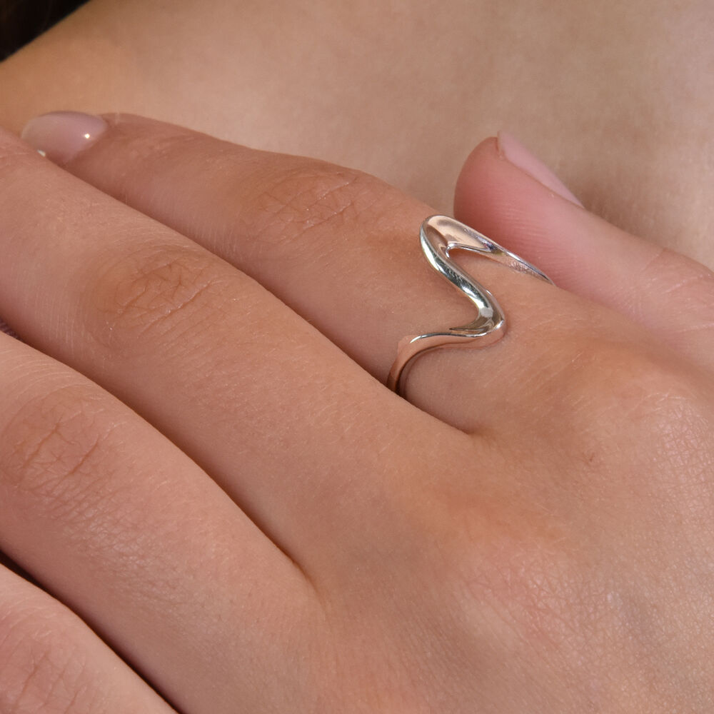 Culturesse Nola Artisan Silver Open Ring
