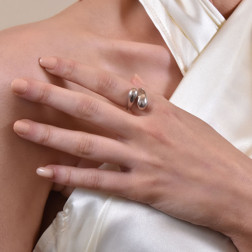 Culturesse Maeve Artisan Silver Open Ring