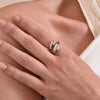 Culturesse Maeve Artisan Silver Open Ring