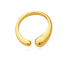 Culturesse Essie Simplicity Gold Vermeil Open Ring