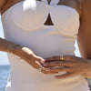 Culturesse Elanor Twin Line Open Ring (Gold Vermeil)