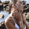Culturesse Soriya Sculptural Serpent Open Ring