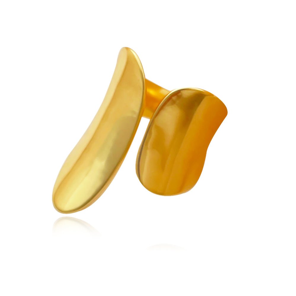 Culturesse Jacques Luxury Gold Wrap Ring