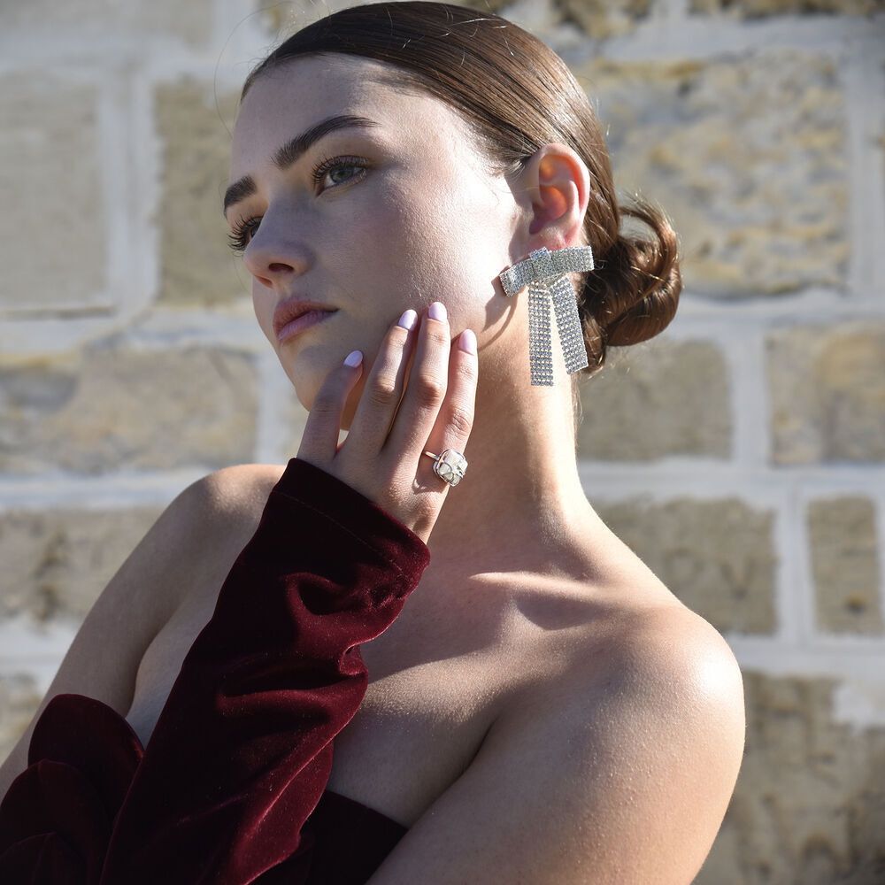 Culturesse Esabell Artisan Pearl Open Ring