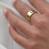 Culturesse Dionne Artisan Gold Vermeil Open Ring