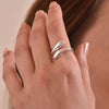 Culturesse Embrey Artisan Silver Open Ring