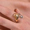 Culturesse Monique Dual Tone Open Ring