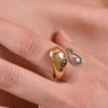 Culturesse Monique Dual Tone Open Ring