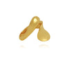 Culturesse Sage Artisan Gold Vermeil Open Ring