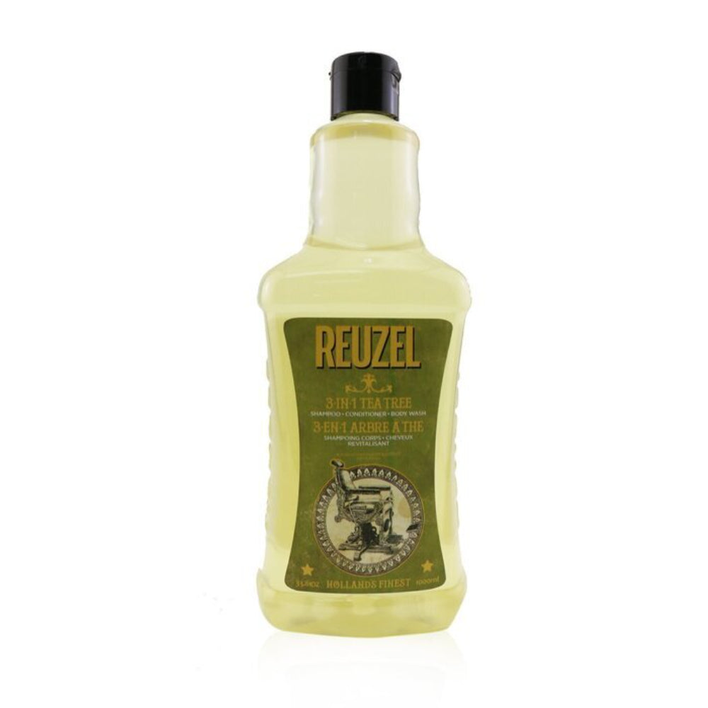 Reuzel Tea Tree 3 In 1 Shampoo 1000ml Quality Hair Care