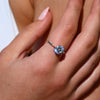 Culturesse Phaedra Austrian Fine Zircon Open Ring (Silver)