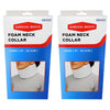Surgical Basics Foam Cervical Collar Large 47 to 56.5 cm Support Brace Pack of 2