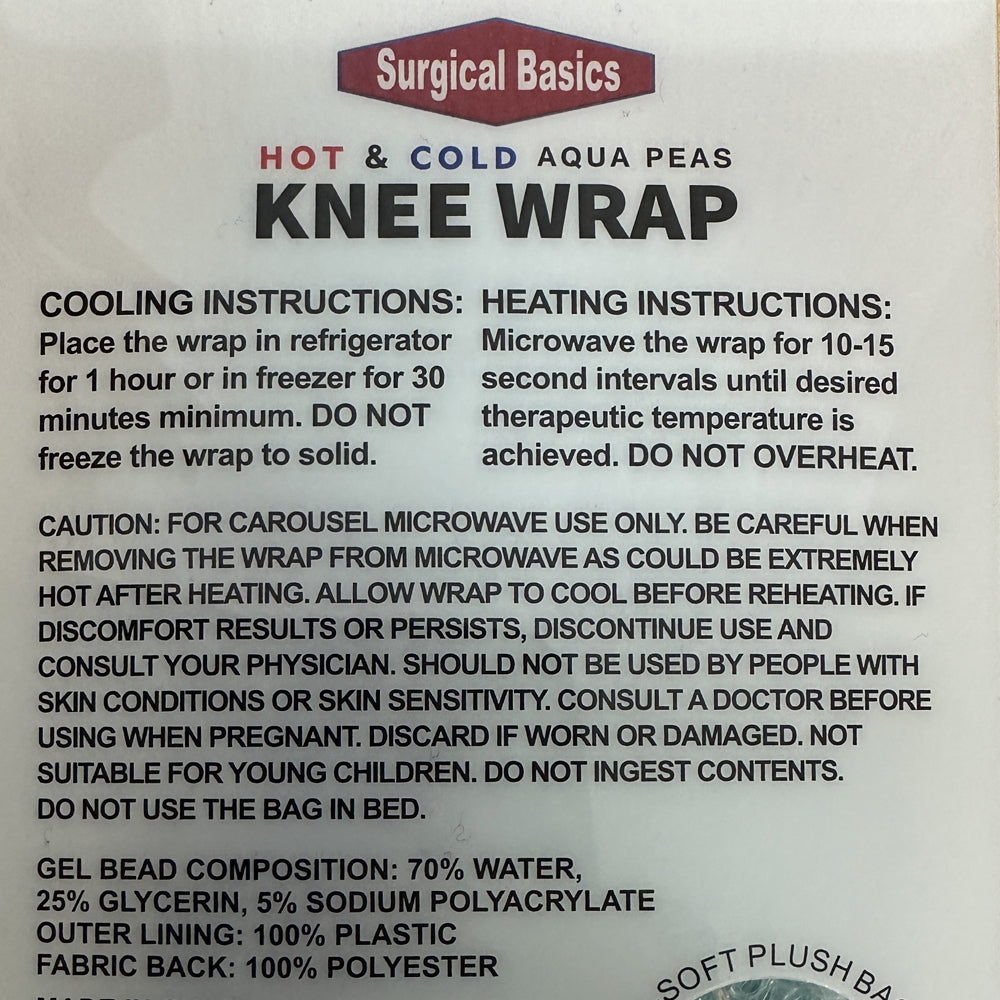 Surgical Basics Heat and Cold Knee Relief Wrap Pack