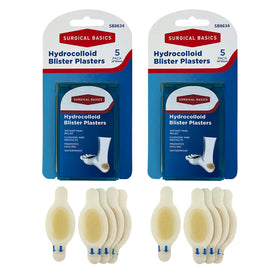 Surgical Basics Hydrocolloid Blister Plasters 28 x 69mm 10 Pack 2 x 5