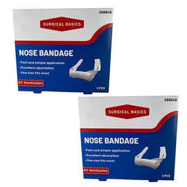 Surgical Basics EO Sterilized Nose Bandage One Size Fits Most 6 Pack