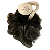 Simply For Me Medium Black Bath Shower Mesh Sponge Ball Scrubber