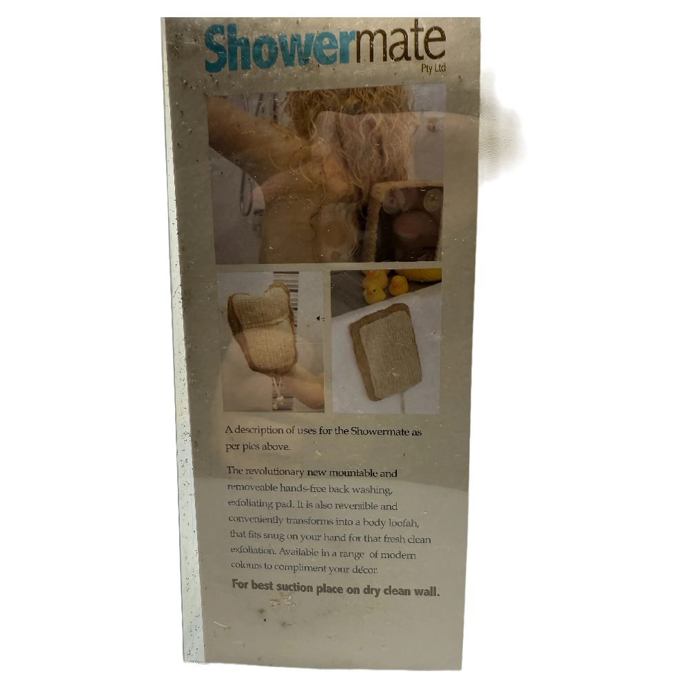 Showermate Revolutionary Mobility Impaired Hands Free Exfoliating Pad Cream