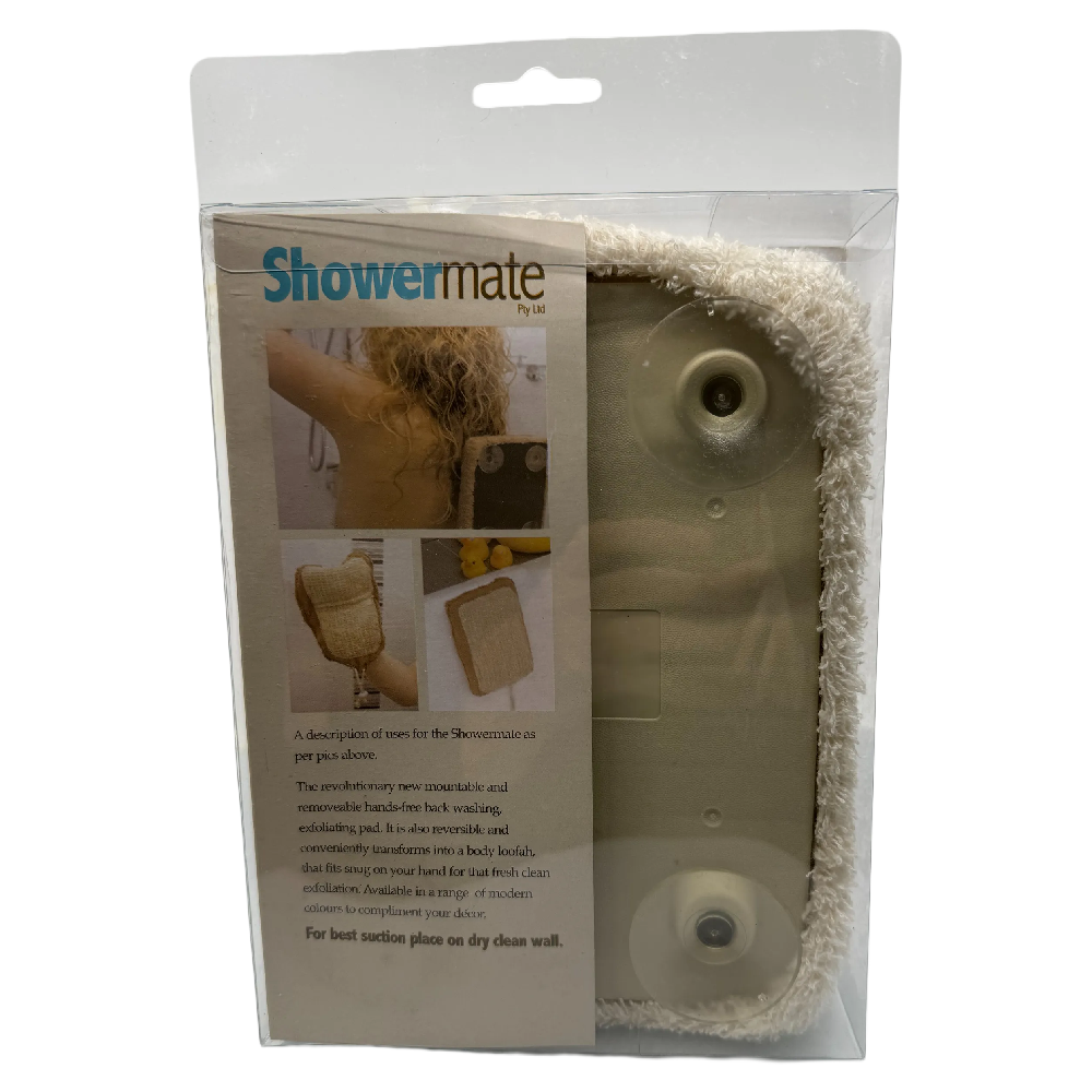 Showermate Revolutionary Mobility Impaired Hands Free Exfoliating Pad Cream