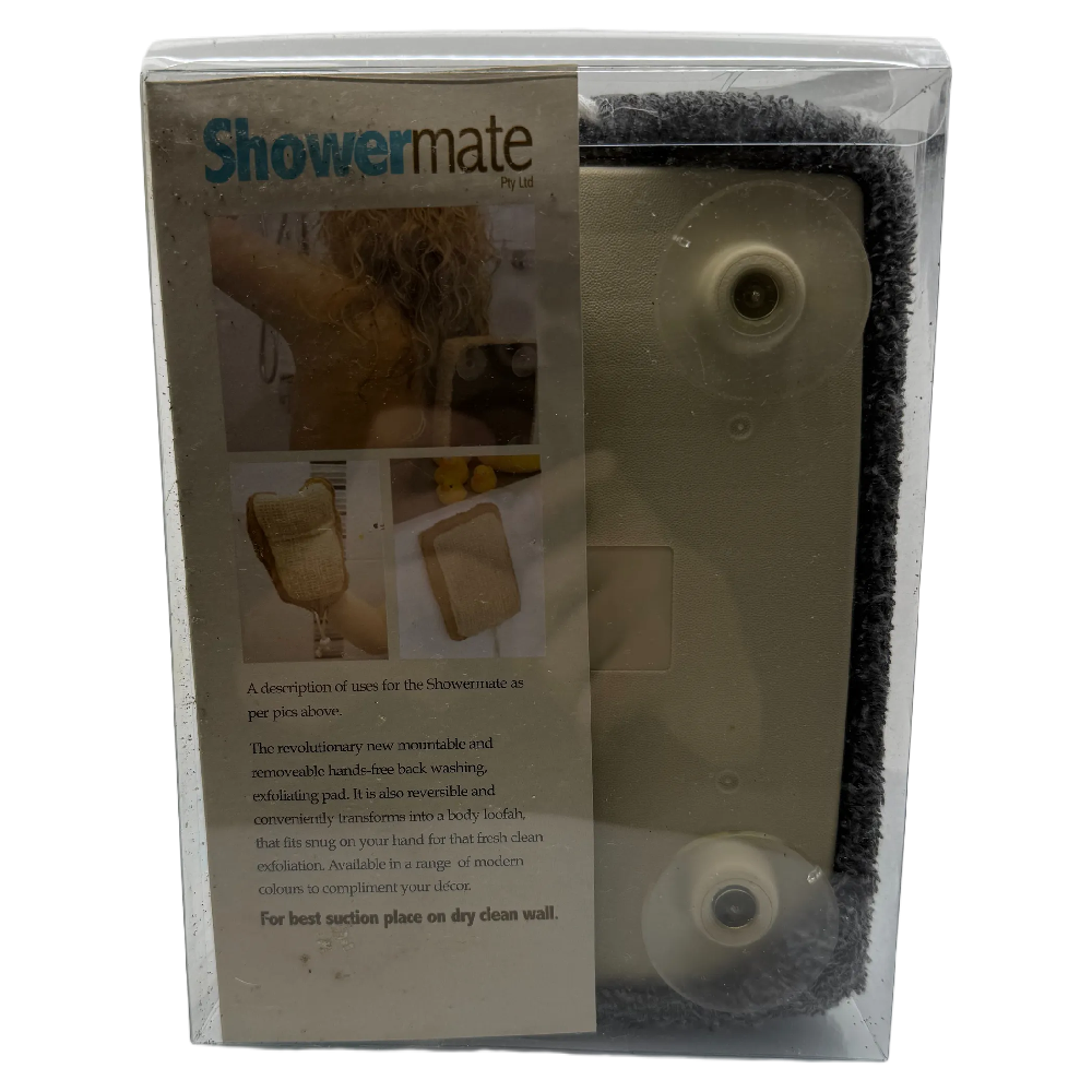 Showermate Revolutionary Mobility Impaired Hands Free Exfoliating Pad Grey
