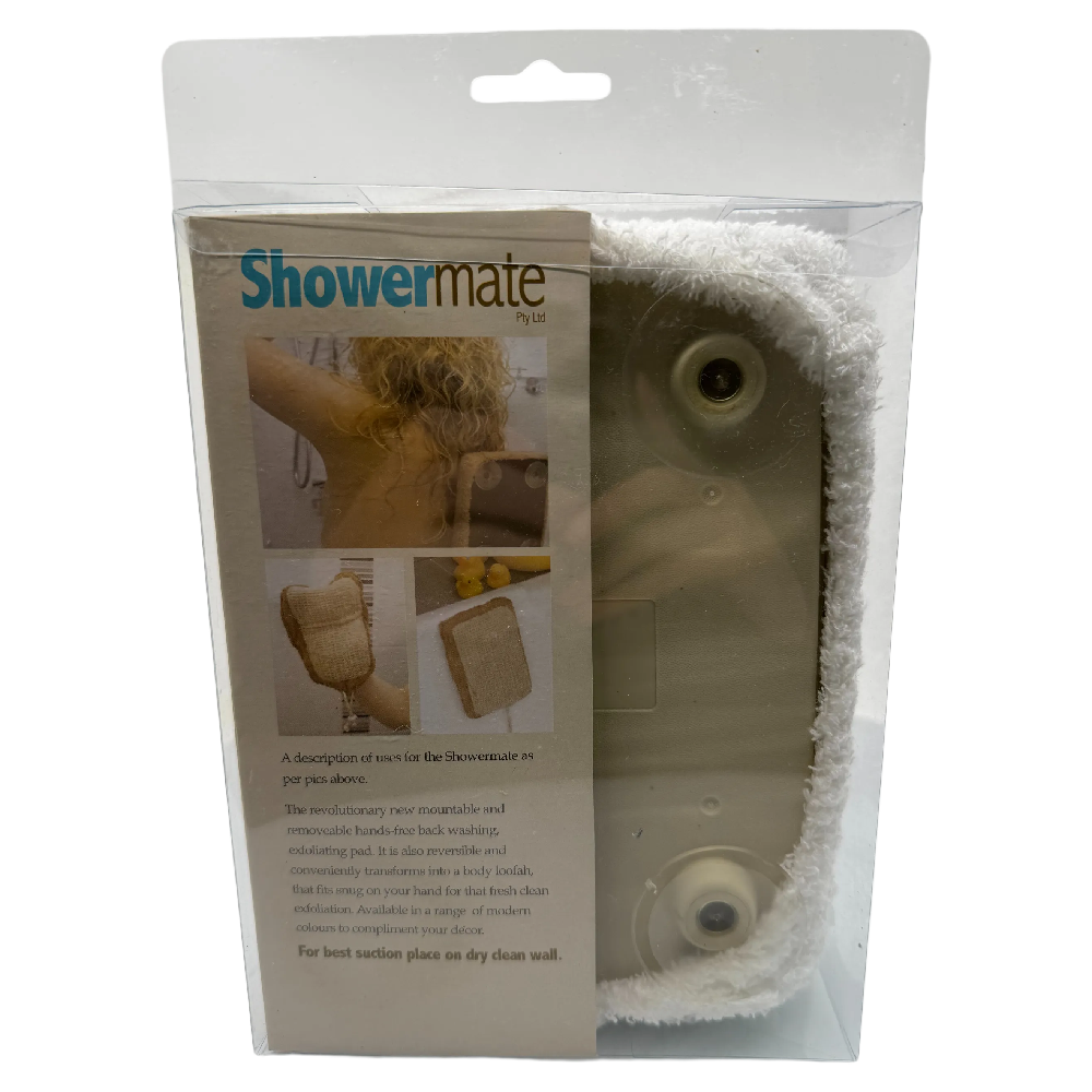 Showermate Revolutionary Mobility Impaired Hands Free Exfoliating Pad White