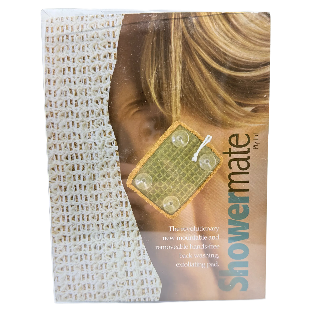 Showermate Revolutionary Mobility Impaired Hands Free Exfoliating Pad White