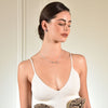 Culturesse Bleu Abstract Line Art Necklace