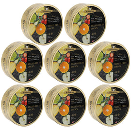 Simpkins Mixed Fruit Drops 8 x 200g Tins Traditional British Glucose Sweets