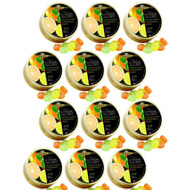 Simpkins Orange Lemon & Grapefruit Drops 12 x 200g Tins Citrus Travel Sweets UK