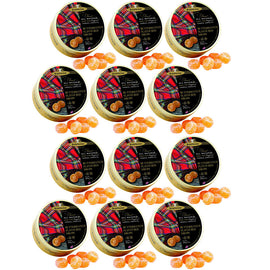 Simpkins Butterscotch Drops 12 x 200g Tins Traditional British Travel Sweets