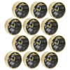 Simpkins Black Currant Drops 12 x 200g Tins Traditional British Travel Sweets