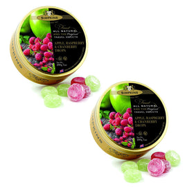 Simpkins Apple Raspberry Cranberry Drops 200g Tin Sweets Pack of 2