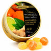 Simpkins Mandarin Lime and Ginger Drops 200g Tin Sweets Candy Lollies