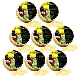 Simpkins Lemon Honey Chamomile Drops 8 x 200g Tins Natural Soothing Travel Sweets