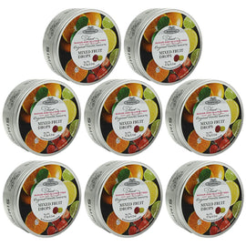 Simpkins Sugar Free Mixed Fruit Drops 8 x 150g Tins Guilt Free Travel Sweets