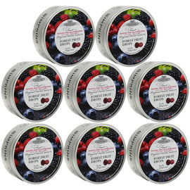 Simpkins Sugar Free Forest Fruit Drops 8 x 175g Tins Gluten Free Sweets UK Made