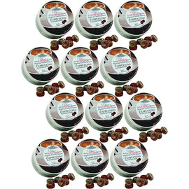 Simpkins Sugar Free Cappuccino Drops 12 x 175g Tins Gluten Free Coffee Sweets UK