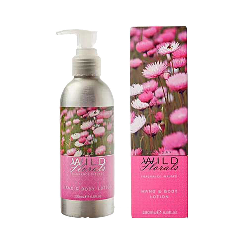 Sharday Wild Florals Hand and Body Moisturising Lotion Perfume 200ml