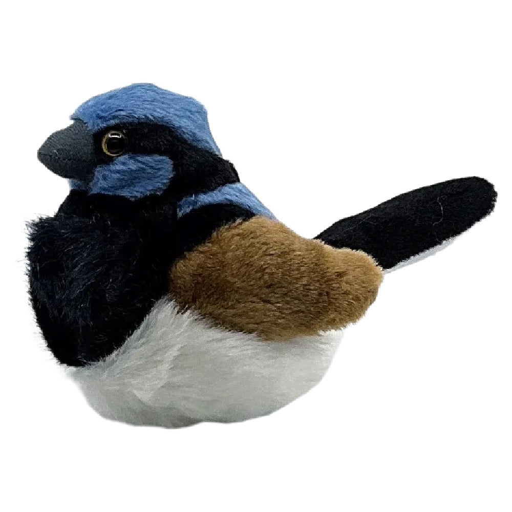 Wild Republic Fairy Wren Plush Toy Stuffed Animal With Sound 18cm