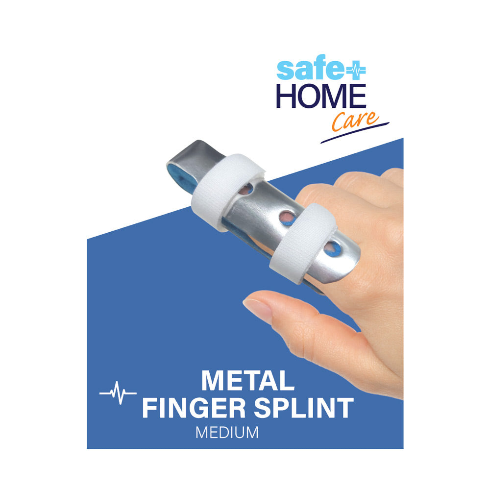 Safe Home Care Finger Splint Metal Medium