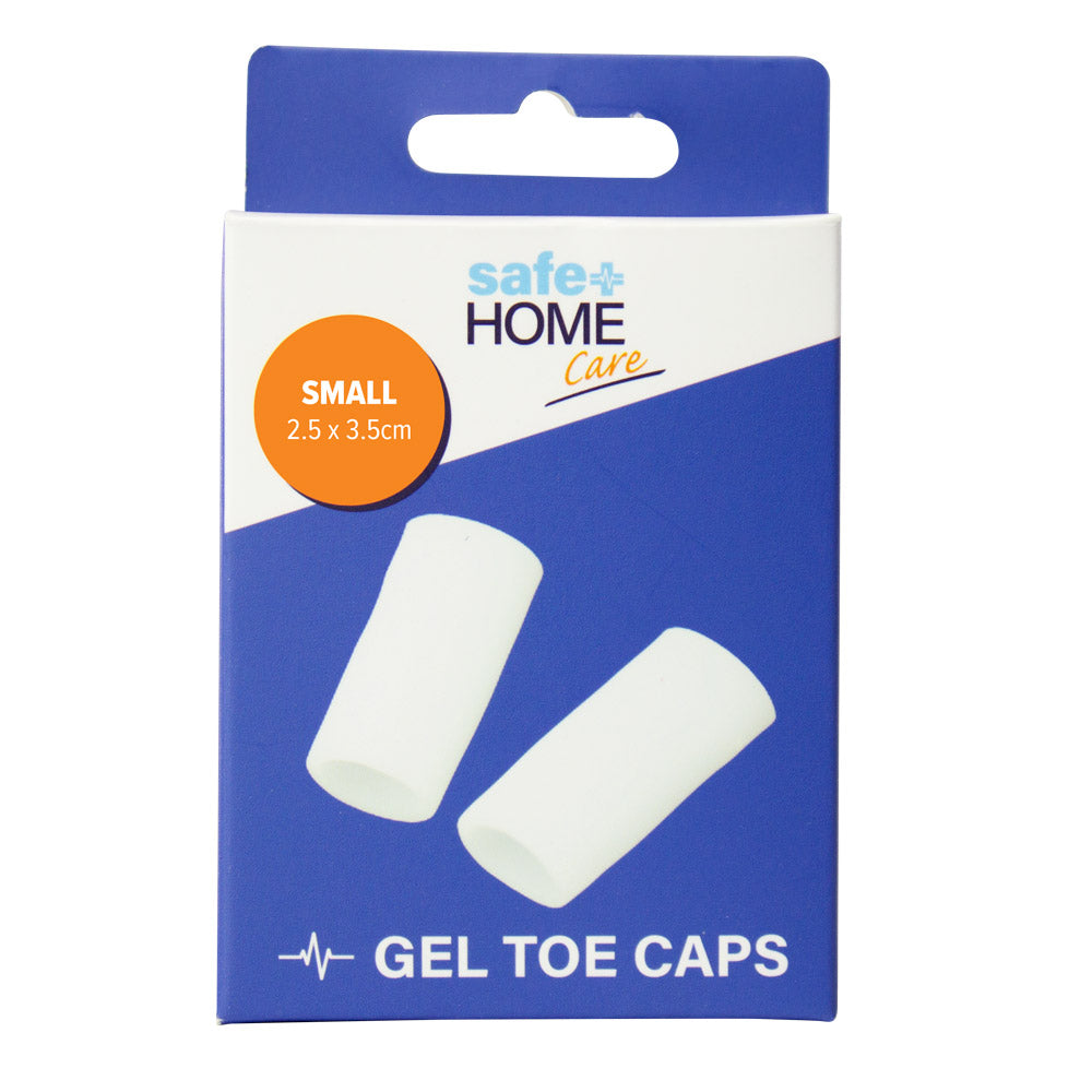 Safe Home Care Gel Toe Cap Silicone Tube 2.5 x 3.5cm Pack of 2