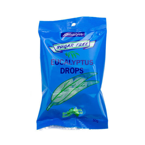 Johnsons Eucalyptus Drops Sugar Free 50g